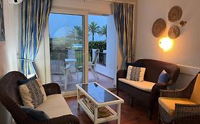 Sea&pool view garden apartment Las Palmeras Nerja